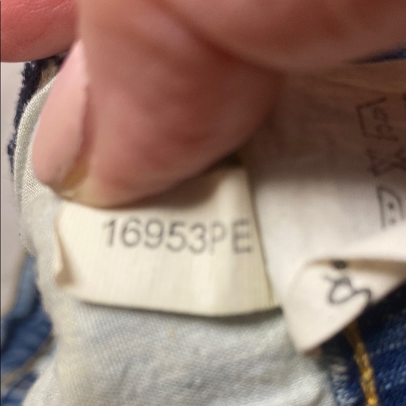 Pepe Gecma Denim Patchwork Maxi Skirt length 37”waist 15” - Picture 6 of 6